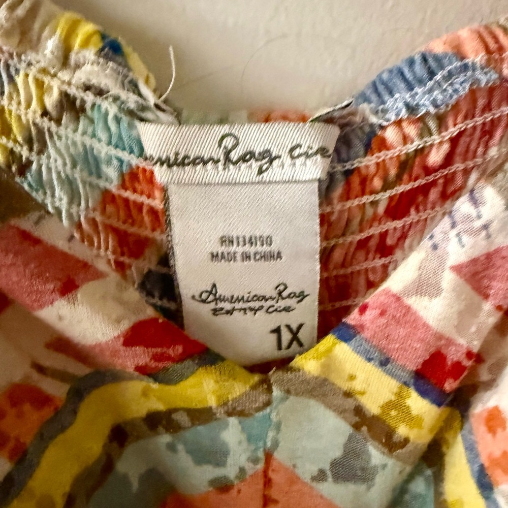 American Rag Colorful Chevron Midi Dress - Picture 3 of 3